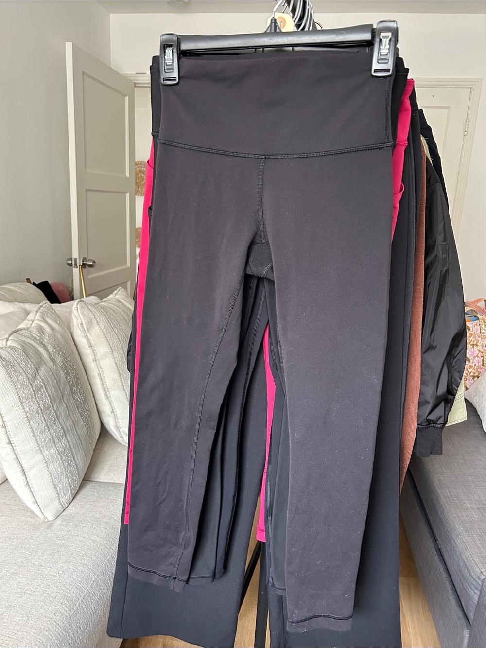 Lululemon Leggings. Size 4. 25” inseam. No pockets. Black